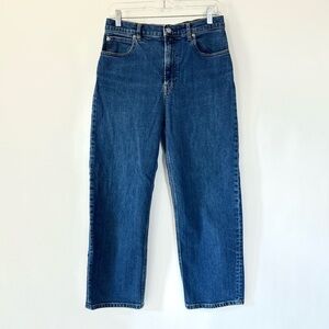 Everlane Straight-Leg Organic Cotton Dark Blue Jeans